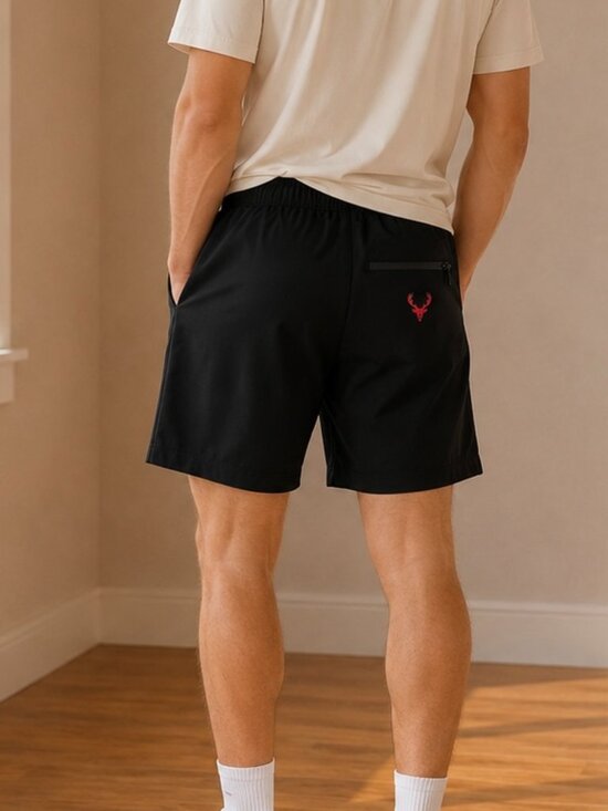 Bucked Up Other - Bucked Up Men's Black Shorts NWT Logo Cotton